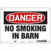 Safety Sign 7 in x 10 in Polyethylene