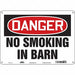 Safety Sign 10 in x 14 in Polyethylene