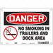 Safety Sign 7 in x 10 in Polyethylene
