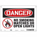 Safety Sign 7 in x 10 in Aluminum