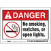Safety Sign 3.5in x 5in Vinyl