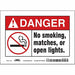 Safety Sign 5 in x 7 in Vinyl