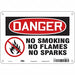Safety Sign 7 in x 10 in Aluminum