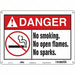 Safety Sign 10 inx14 in Polyethylene