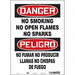 Safety Sign 14 inx10 in Vinyl