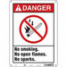 Safety Sign 14 inx10 in Polyethylene