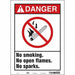 Safety Sign 14 inx10 in Vinyl