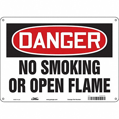 Safety Sign 10 inx14 in Aluminum