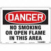 Safety Sign 10 in x 14 in Aluminum