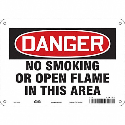 Safety Sign 7 inx10 in Polyethylene