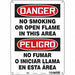 Safety Sign 14 in x 10 in Polyethylene