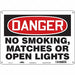 J6939 Safety Sign 10 inx14 in Polyethylene
