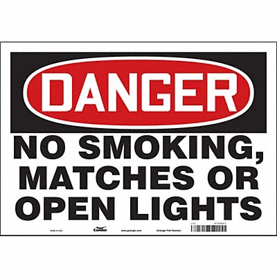 J6939 Safety Sign 14 inx20 in Vinyl