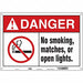 Safety Sign 14 in x 20 in Polyethylene