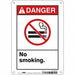 Safety Sign 10 in x 7 in Polyethylene