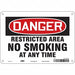 Safety Sign 7 in x 10 in Polyethylene
