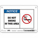 Safety Sign 5 in x 7 in Polyethylene