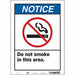 Safety Sign 14 in x 10 in Vinyl