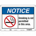 Safety Sign 10 inx14 in Polyethylene