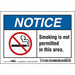 Safety Sign 3 1/2 inx5 in Vinyl