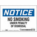 Safety Sign 3.5in x 5in Vinyl