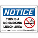 Safety Sign 5 in x 7 in Vinyl