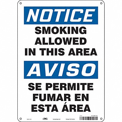 Safety Sign 14 inx10 in Aluminum