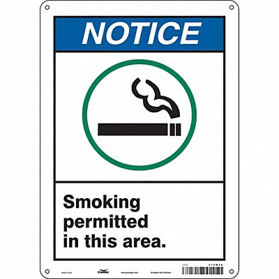 Safety Sign 14 inx10 in Aluminum
