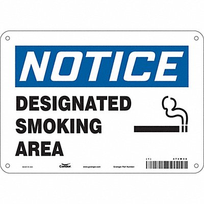 K1341 Safety Sign 7 in x 10 in Aluminum