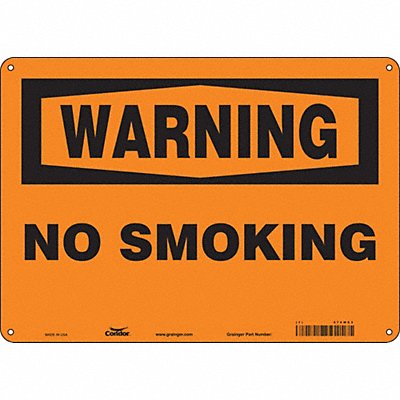 Safety Sign 10 in x 14 in Aluminum