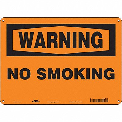 Safety Sign 10 in x 14 in Polyethylene