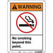 Safety Sign 14 in x 10 in Polyethylene