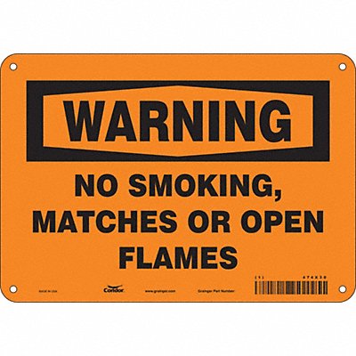 Safety Sign 7 in x 10 in Aluminum