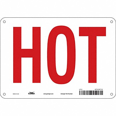Safety Sign 7 in x 10 in Polyethylene