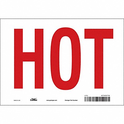 Safety Sign 7 in x 10 in Vinyl