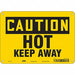 Danger Sign 7 in x 10 in Aluminum