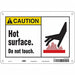 Danger Sign 7 in x 10 in Aluminum