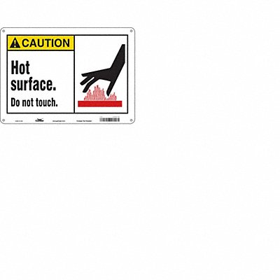 Safety Sign 10 inx14 in Polyethylene