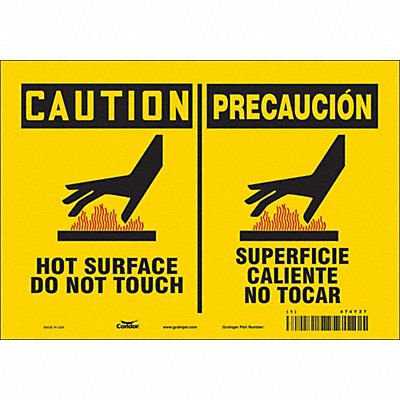 Safety Sign 7 inx10 in Vinyl
