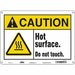 Safety Sign 10 in x 14 in Polyethylene