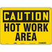 Safety Sign 10 inx14 in Polyethylene