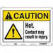 Safety Sign 10 inx14 in Aluminum