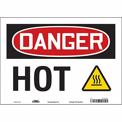 Safety Sign 10 inx14 in Vinyl