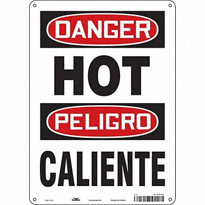 Safety Sign 14 in x 10 in Aluminum