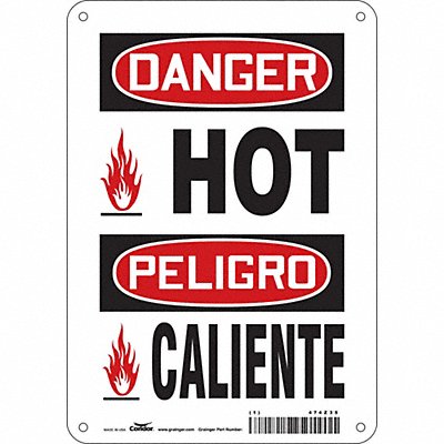 Safety Sign 10 inx7 in Aluminum