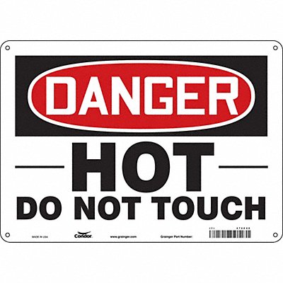 Safety Sign 10 inx14 in Aluminum