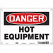 Danger Sign 7 in x 10 in Aluminum