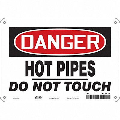 Safety Sign 7 inx10 in Polyethylene