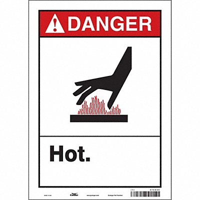 Safety Sign 14 inx10 in Vinyl