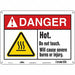 Safety Sign 10 inx14 in Aluminum